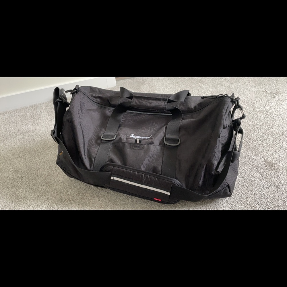 Supreme Duffle Bag Black SS19